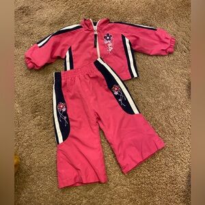 Fila Y2K vintage baby Pink and Navy Track Suit
